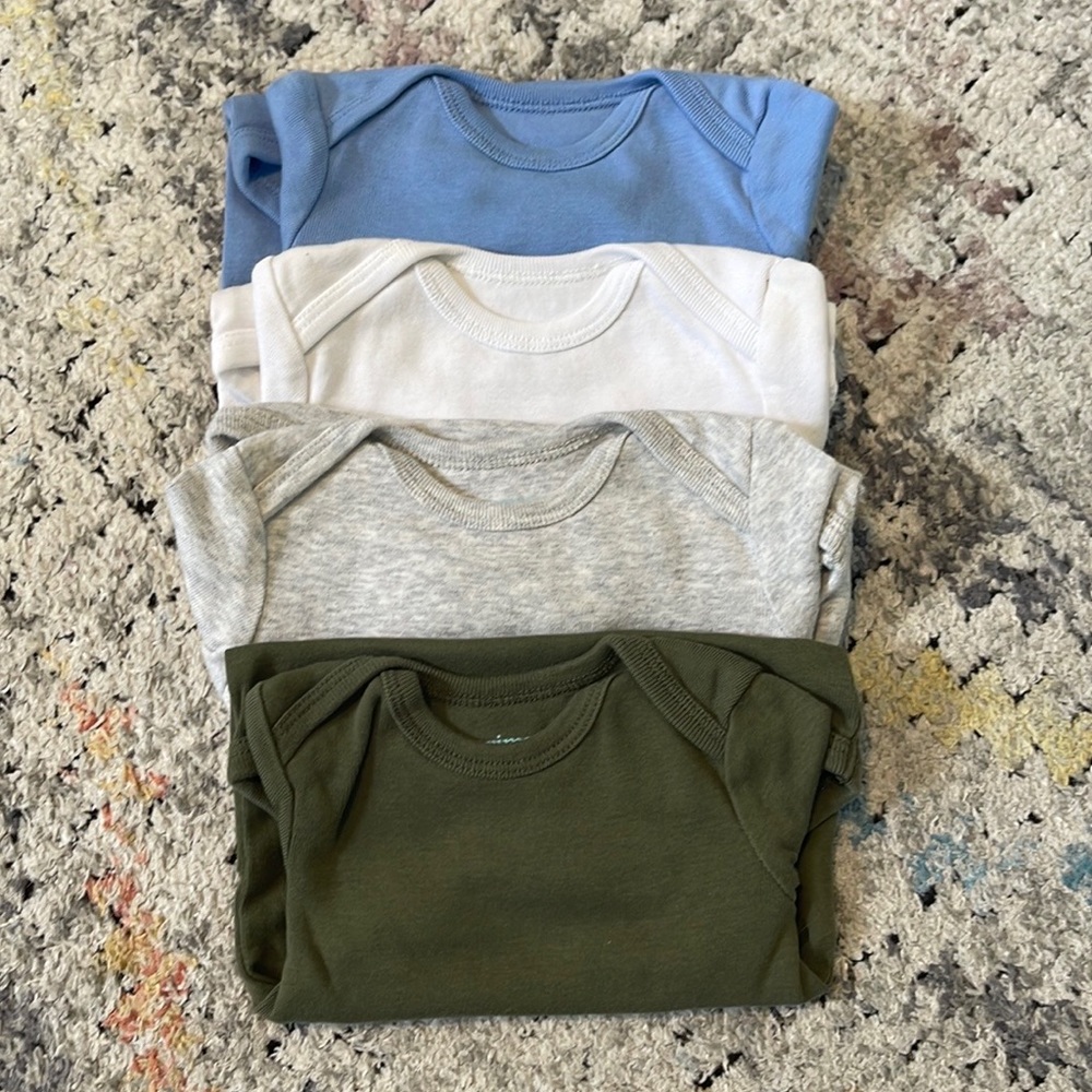 Primary Organic Long Sleeve Onesie Bundle